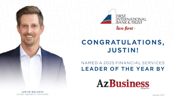 Justin Walseth Named a Leader of the Year by AZ Business