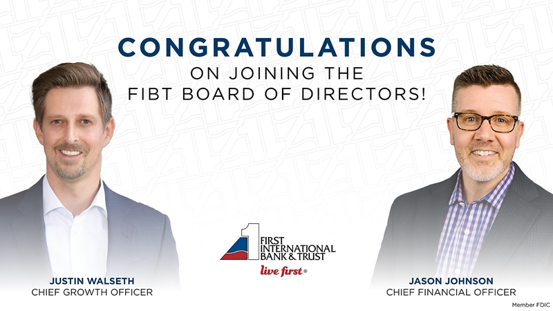 FIBT Appoints Jason Johnson and Justin Walseth to Board