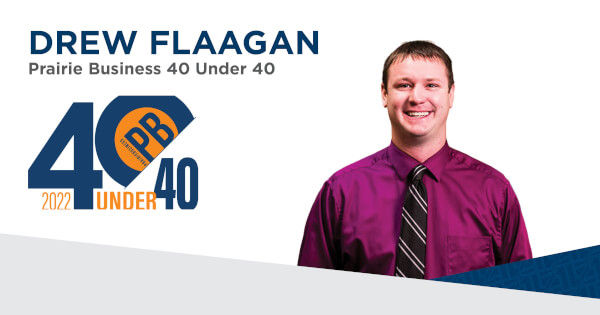 Drew Flaagan Named to Prairie Business’ 40 Under 40 List