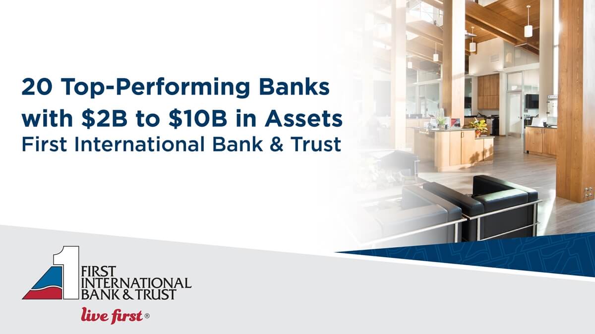 FIBT Recognized as a Top-Performing Bank